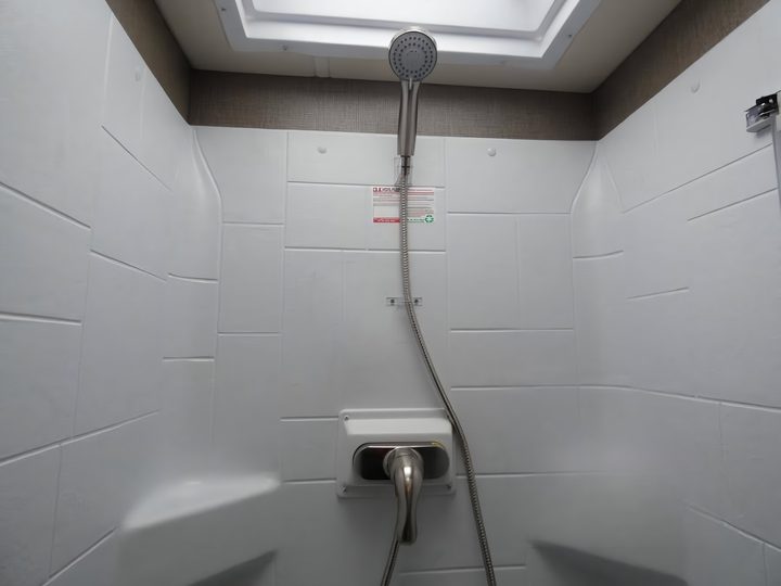 Inside the shower